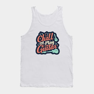 Chill and Play Guitar Tank Top